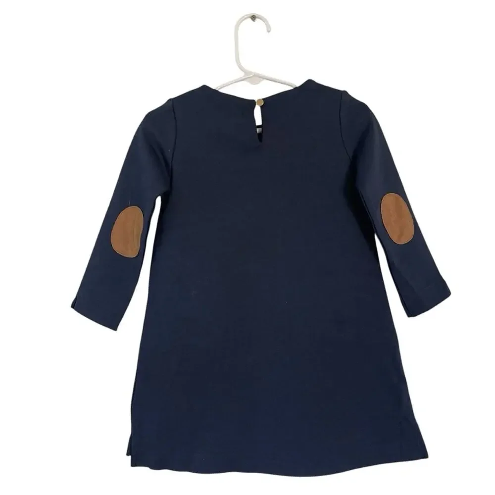 Hope & Henry Toddler Girls Quilted Ponte Riding Dress Size 2T NWT